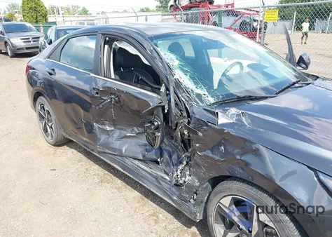 2022 Hyundai Elantra Limited from USA, damaged, VIN 5NPLP4AG2NH071948